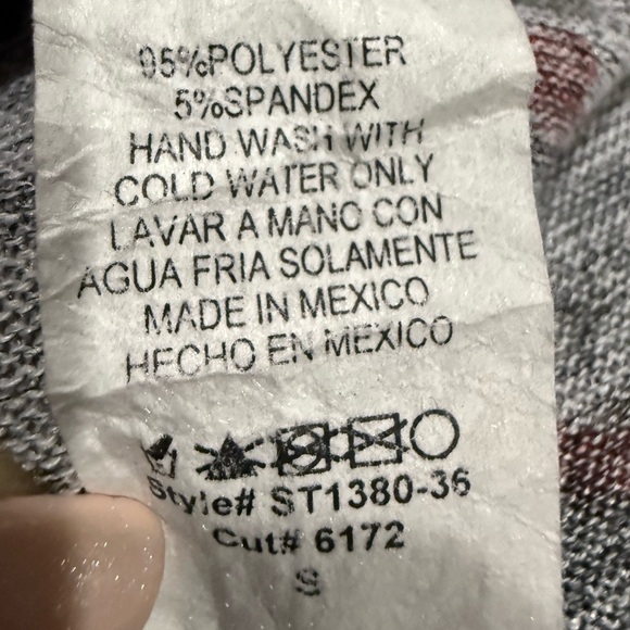 HEIMISH USA Gray Heart Raglan Top with Leopard Sleeves - Picture 3 of 3